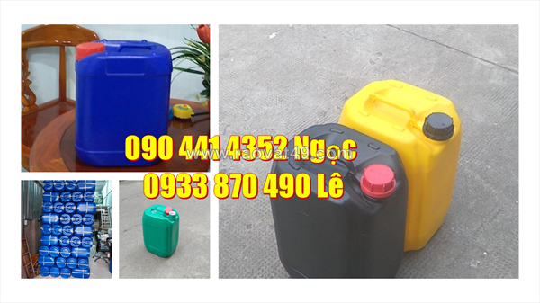 Xưởng can nhựa 10 lít – 20 lít – 25 lít – 30 lít, can nhựa 30 lít đựng hóa chất tại củ chi