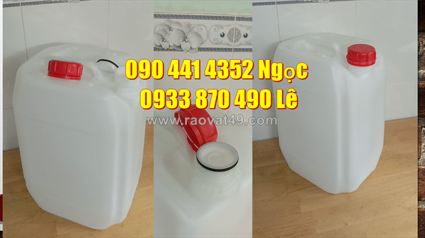 Xưởng can nhựa 10 lít – 20 lít – 25 lít – 30 lít, can nhựa 30 lít đựng hóa chất tại củ chi