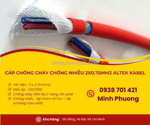 🔥 bán cáp chống cháy chống nhiễu 2x0.75mm² giá tốt 🔥