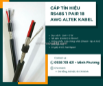 🔥 cáp rs485 1 pair awg – hàng sẵn kho, giá cực tốt! 🔥