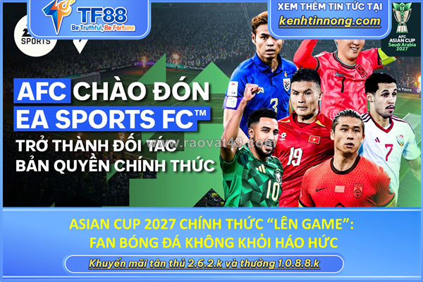 Asian cup 2027 chính thức “lên game”: fan bóng đá không khỏi háo hức
