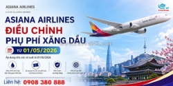 Asiana airlines ưu đãi đón hè rực rỡ