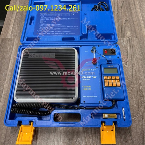 Bàn cân nạp gas tự động value ves-50b