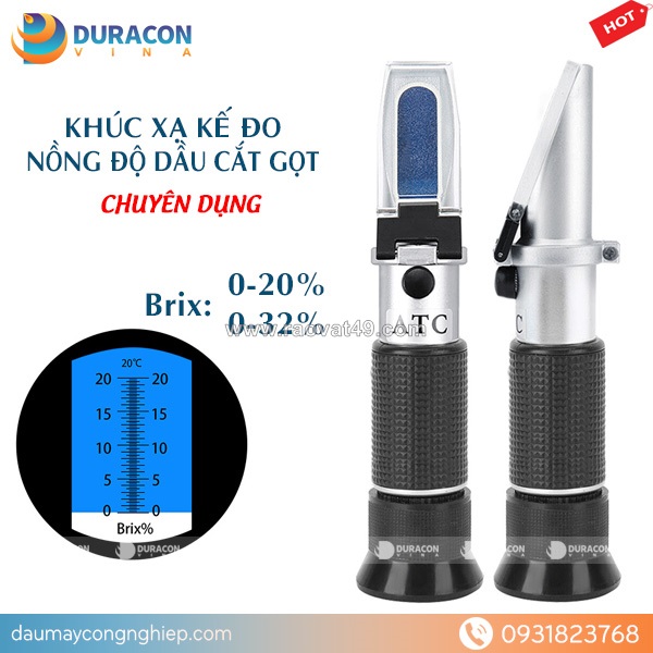 Bán máy đo nồng độ dầu cắt gọt chuyên dụngatc 0-20% brix ship cod toàn quốc