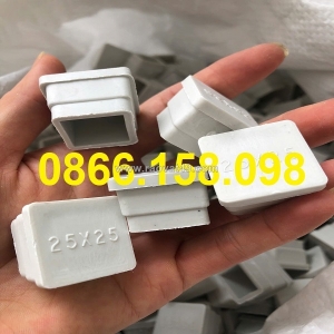 Bán sỉ nút nhựa bịt đầu sắt hộp vuông 25 giá rẻ