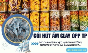 Bánh kẹo, đồ ăn vặt có dễ bị mềm ỉu nếu thiếu gói hút ẩm?