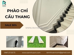 Báo giá phào chỉ nhựa trang trí 2026 – phào tường trần ps và pu