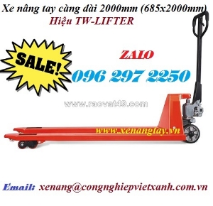 Báo giá xe nâng tay thấp mới nhất hiện nay vx