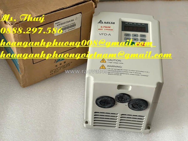 Bình dương - biến tần delta vfd007a43a giá tốt - mới 100%