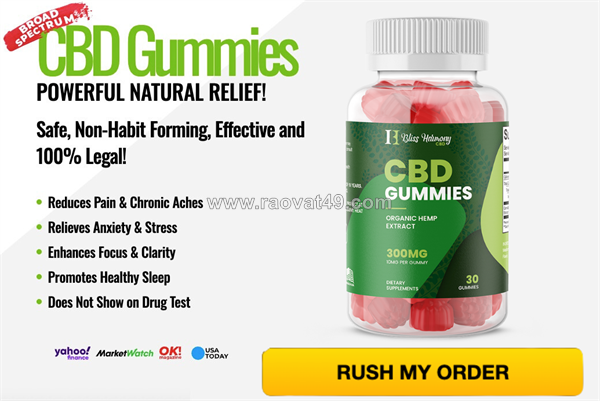 Bliss harmony cbd gummies usa review – natural calm support