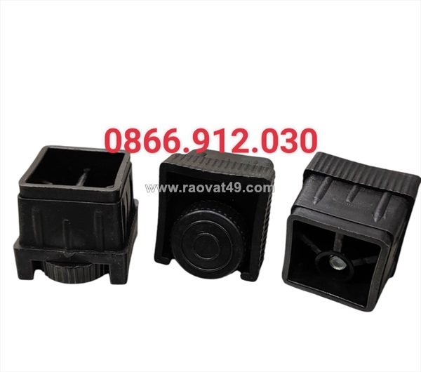 Bộ chân tăng vuông 40 đế giấu chân ren cho thiết kế nội thất hiện đại