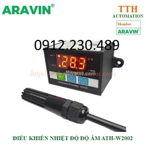 Bộ điều khiển nhiệt độ và độ ẩm ath-w2002 aravin