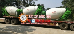 Bồn trộn bê tông mini lắp xe ben