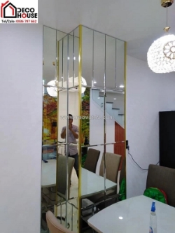Các dự án thi công gương ốp cột nổi bật tại hà nội