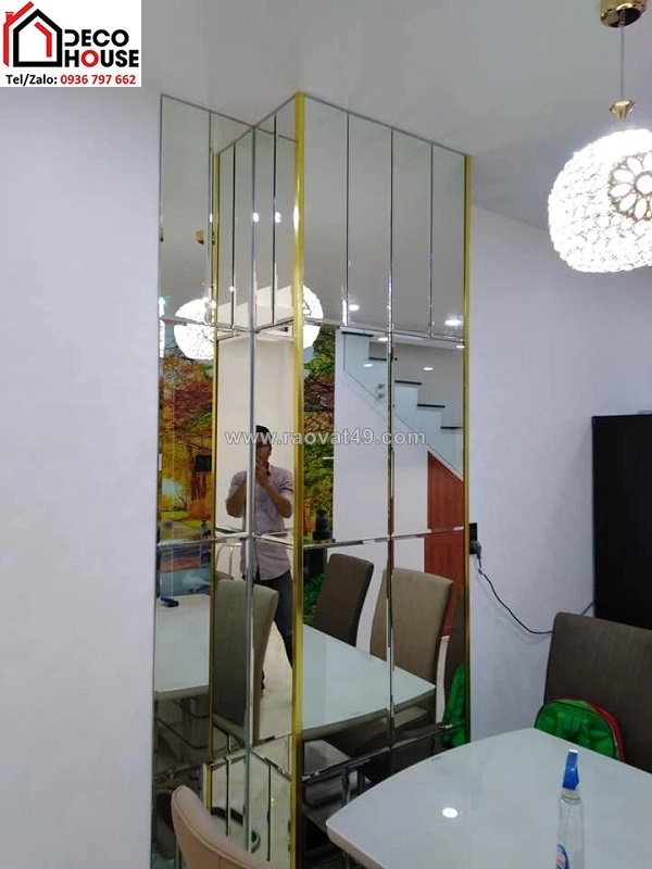Các dự án thi công gương ốp cột nổi bật tại hà nội