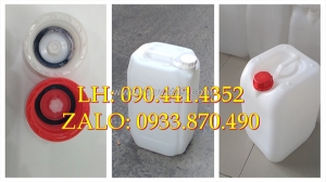 Can 10 lít giá tận xưởng củ chi, can 20 lít vuông đựng hóa chất, can nhựa 25 lít đựng thuốc trừ sâu