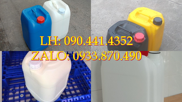 Can 10 lít giá tận xưởng củ chi, can 20 lít vuông đựng hóa chất, can nhựa 25 lít đựng thuốc trừ sâu
