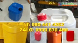 Can 20 lít đựng nước sinh hoạt, can nhựa 25 lít lưu trữ hóa chất trong kho dài hạn