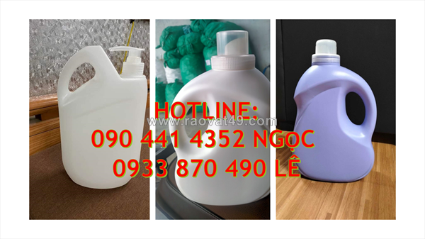 Can 5 lít công nghiệp màu xanh dương, can nhựa 500ml đựng hóa chất thí nghiệm
