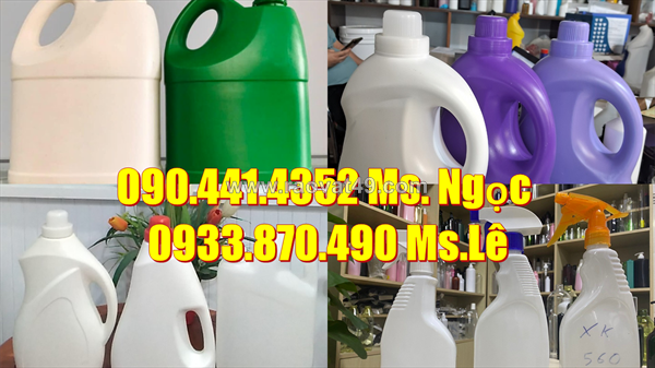 Can nhựa 0.5 lít, can tròn 1 lít đựng chất phủ nano, can nhựa 2 lít đựng dầu nhờn cơ khí