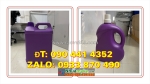 Can nhựa 1 lít màu đen, can chứa chất lỏng 2 lít, can nhựa 5 lít dày đựng axit mạnh