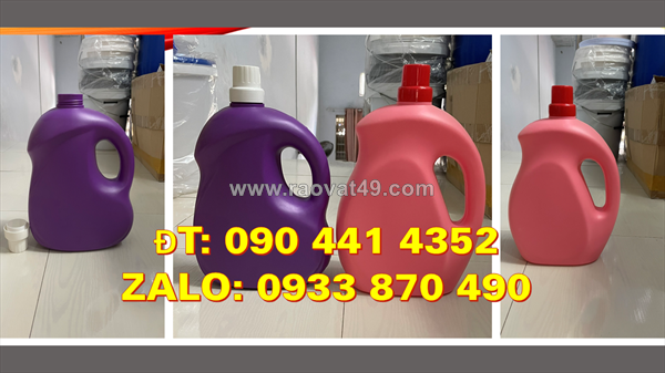 Can nhựa 1 lít màu đen, can chứa chất lỏng 2 lít, can nhựa 5 lít dày đựng axit mạnh