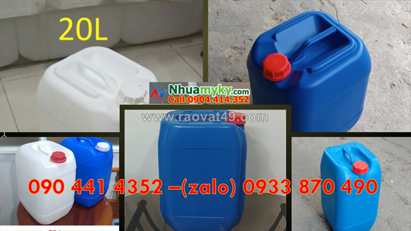 Can nhựa 1 lít vuông đựng hóa chất, bình nhựa 2 lít đựng thành phần chất tẩy