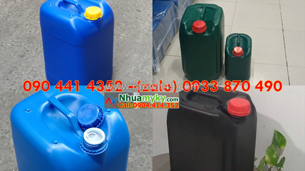 Can nhựa 10 lít đựng chất dinh dưỡng cây trồng, can nhựa 20 lít đựng thực phẩm chăn nuôi