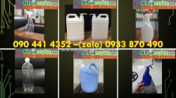 Can nhựa 1000ml đựng hóa chất, can nhựa 2 lít đựng chất lỏng ngành sơn