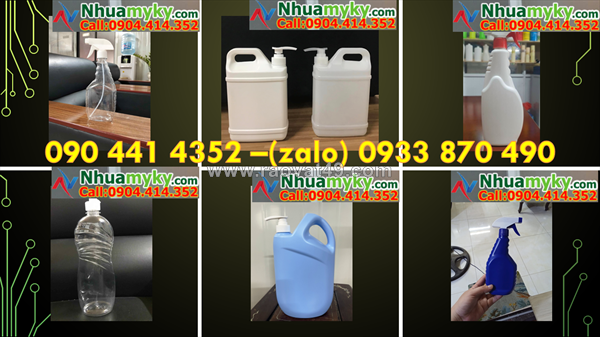 Can nhựa 1000ml đựng hóa chất, can nhựa 2 lít đựng chất lỏng ngành sơn