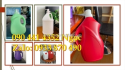 Can nhựa 2 lít đựng chất phụ trợ ngành in ấn, can nhựa 5 lít vuông dày mẫu mới