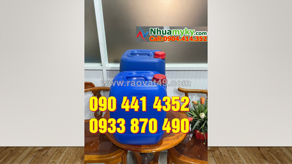 Can nhựa 25 lít đựng hóa chất gì? can nhựa 20 lít vuông màu mới đựng hóa chất