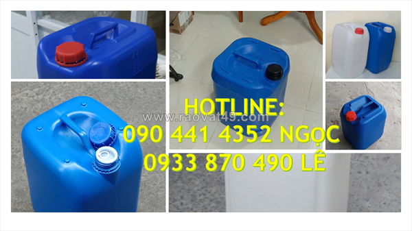 Can nhựa 30 lít đựng hóa chất chọn loại nào tốt, can nhựa 25 lít đựng axit chọn dày bao nhiêu