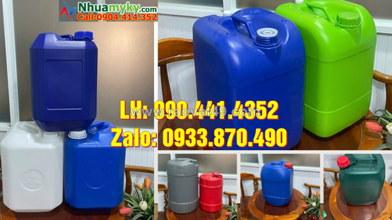 Can nhựa 30 lít đựng xăng sinh học, can nhựa 25 lít đựng hóa chất thí nghiệm