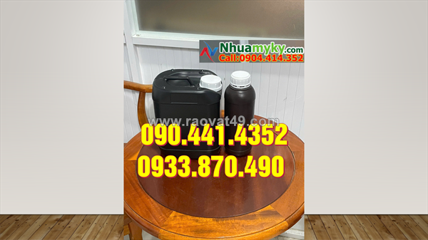 Can vuông 4 lít đựng nước giặt xả, can nhựa 1 lít đựng nước cất