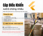 Cáp điều khiển 4x0.5 có lưới chống nhiễu altel kabel tại hà nội, sơn la, hưng yên