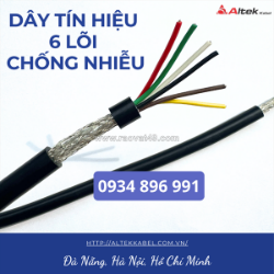 Cáp điều khiển 6 lõi 0.22 mm² khánh hòa, bình định, gia lai: uy tín số 1