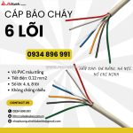 Cáp điều khiển báo cháy 6 lõi tại khánh hòa, bình định, gia lai