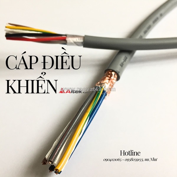 Cáp điều khiển chống nhiễu altek kabel (2-30 lõi) – giá tại kho