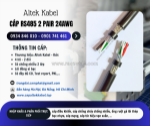 Cáp loa, cáp âm thanh, cáp truyền thông rs485 2 pair 24awg altek kabel tại hà nội, đà nẵng, hcm