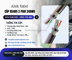 Cáp loa, cáp âm thanh, cáp truyền thông rs485 2 pair 24awg altek kabel tại hà nội, đà nẵng, hcm