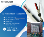 Cáp truyền thông rs485 1pair 24awg giá tốt cho hệ thống điều khiển đà nẵng, hà nội