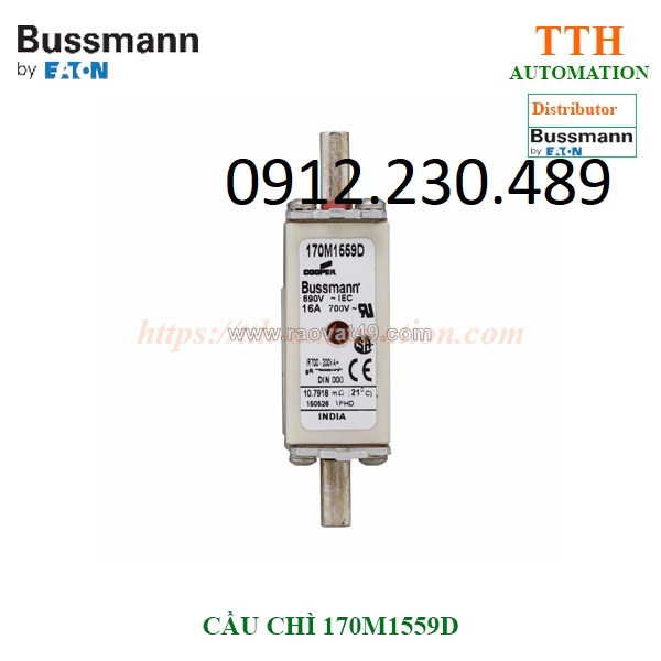 Cầu chì bussmann 170m1559d