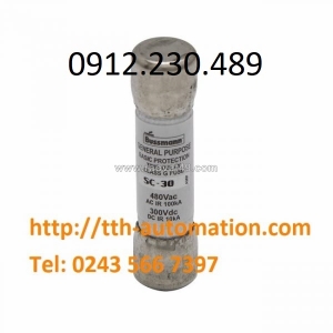 Cầu chì bussmann sc-30 dòng cắt: 100ka