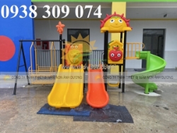 Cầu trượt liên hoàn xích đu lớn, cầu trượt liên hoàn giá rẻ