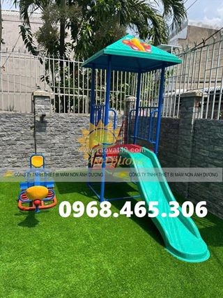Cầu trượt mầm non giá rẻ, cầu trượt trẻ em