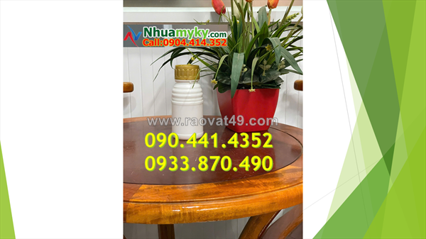 Chai nhựa 1 lít đựng nhớt, chai nhựa 500ml đựng hóa chất, chai nhựa 250ml hdpe