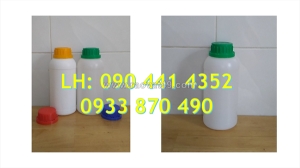 Chai nhựa 1 lít đựng tá dược, chai nhựa 500ml trong đựng thảo dược
