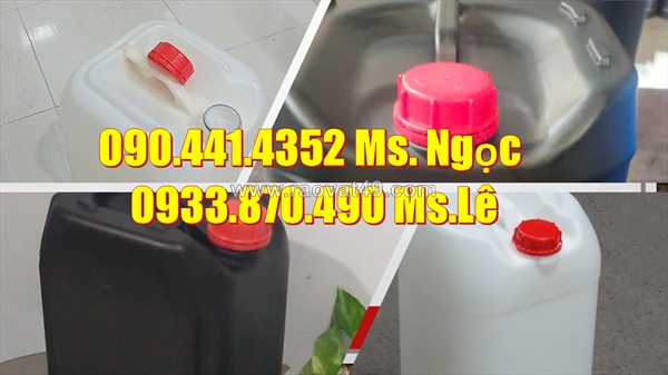 Can nhựa 10 lít đựng chất tiêu hủy, can nhựa 20 lít đựng hóa chất diệt sâu bọ