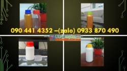 Chai nhựa 500ml đựng chất hóa học, chai nhựa 250ml đựng hóa chất cực độc hại
